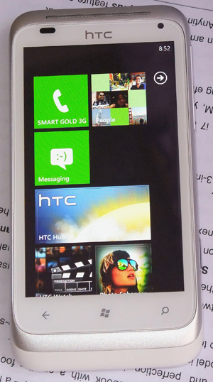 HTC Radar Windows phone