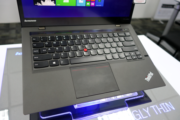 Lenovo has completely redesigned the keyboard. Notice the missing keys such as "caps lock" which can now be accessed by clicking the shift key two times. The F keys row is also missing replaced by touch multi functional keys.