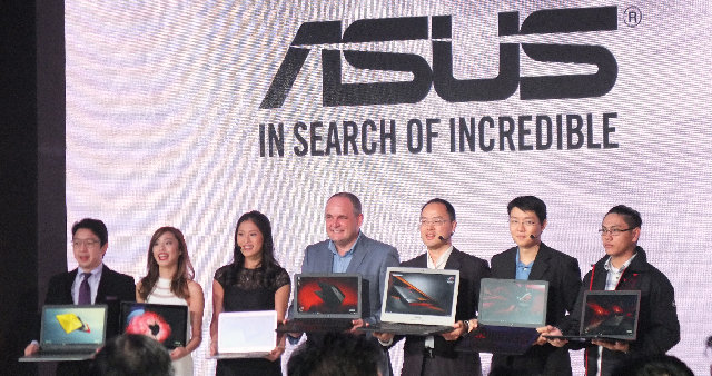 asus and intel showcase new asus notebooks