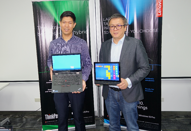 Lenovo Francis Judan and Michael Ngan present new ThinkPad X1 products