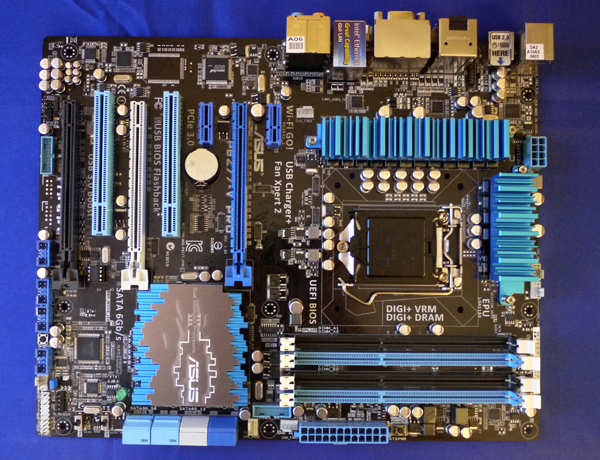Asus P82777V-Deluxe motherboard feature DIP technology and onboard Wi-Fi